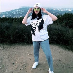 Billie Eilish White Blohsh Beanie